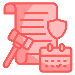 Legal Compliance Icon For Design Element