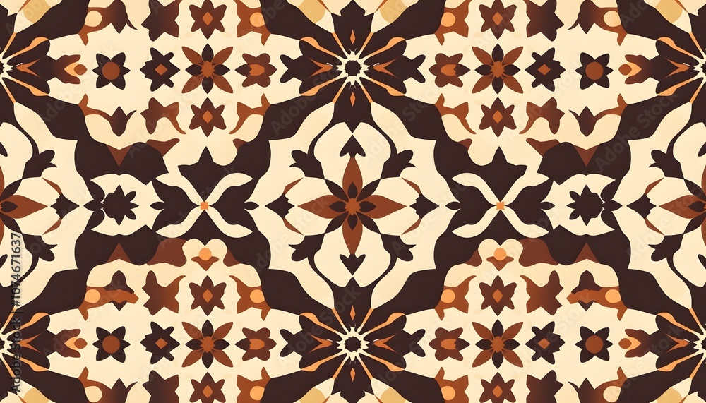 Poster seamless 66-pattern background ideal for graphic designs, web development, and creative projects