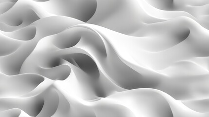 Obraz premium Monochrome Wave Patterns, elegant minimalist design featuring fluid wave motifs in a striking monochromatic palette, perfect for modern decor