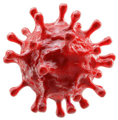 a virus isolated on transparent background