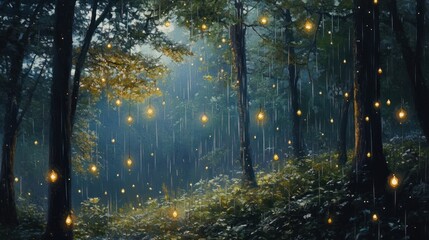 Enchanted Forest Rain