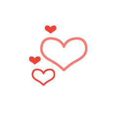valentine day heart icon
