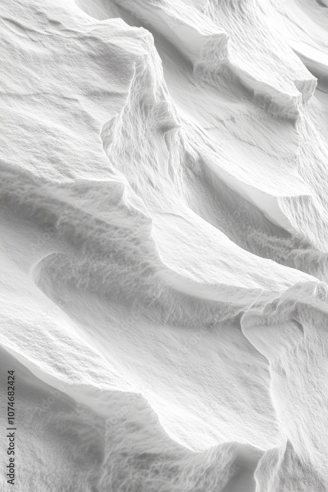 Poster the image is a close up of a rocky, white surface. the texture of the surface is rough and jagged, w