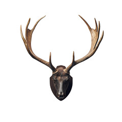 Fototapeta premium Majestic Deer Antlers: A Symbol of Wilderness and Strength