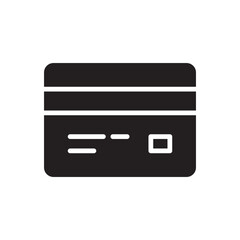 Fototapeta premium Credit Card icon. Simple vector sign.