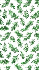 Christmas tree pattern plant green fir.