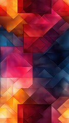 Obraz premium Gradient Stacked Squares, a vibrant display of layered squares transitioning through shades, creating a dynamic visual rhythm and depth.