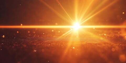 Radiant beams of light emanating from a source resembling the sun. The image captures the essence of warmth and energy associated with sunshine.