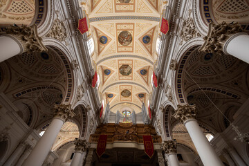 MODICA, ITALY, JUNE 23, 2023 - The organ of the cathedral of San Peter Apostle in Modica, province...