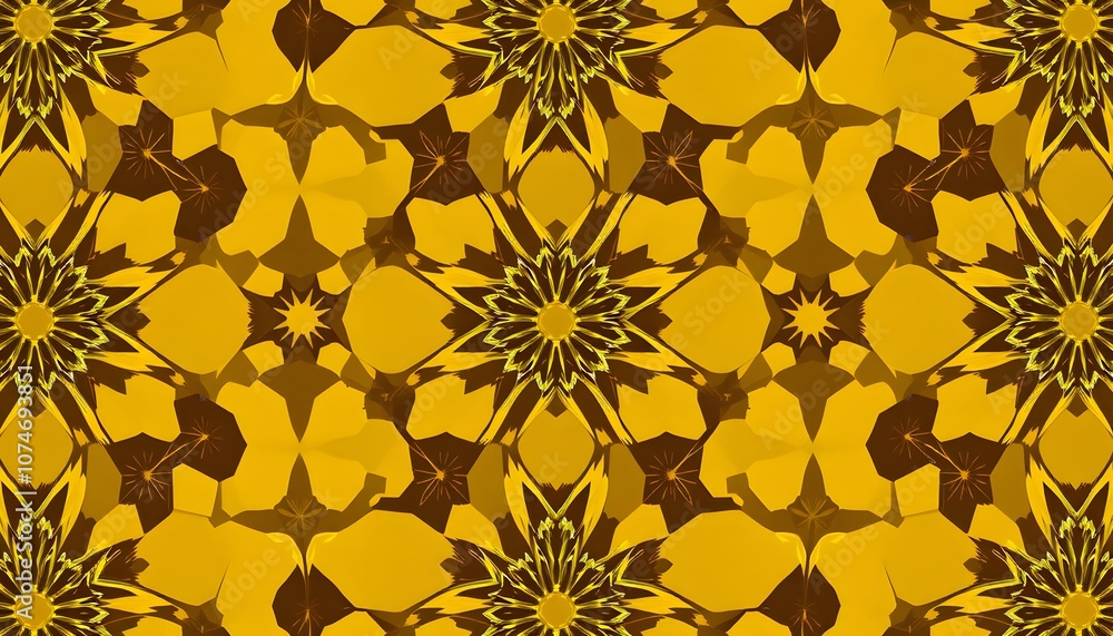 Poster Seamless Pattern Background with Geometric Shapes Ideal for Modern Design Projects and Textile Printing Needs