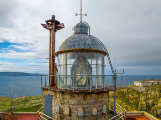 Faro de las Islas Sisargas en Malpica A Coru&ntilde;a Galicia