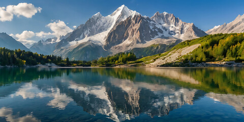 amazing nature background, created by Generative AI