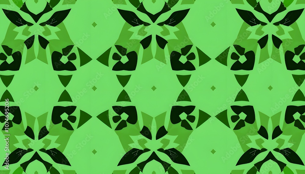 Poster seamless pattern background design for creative projects featuring geometric shapes and vivid colors