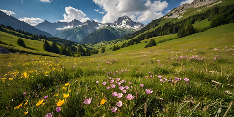 Fototapeta premium amazing nature background, created by Generative AI