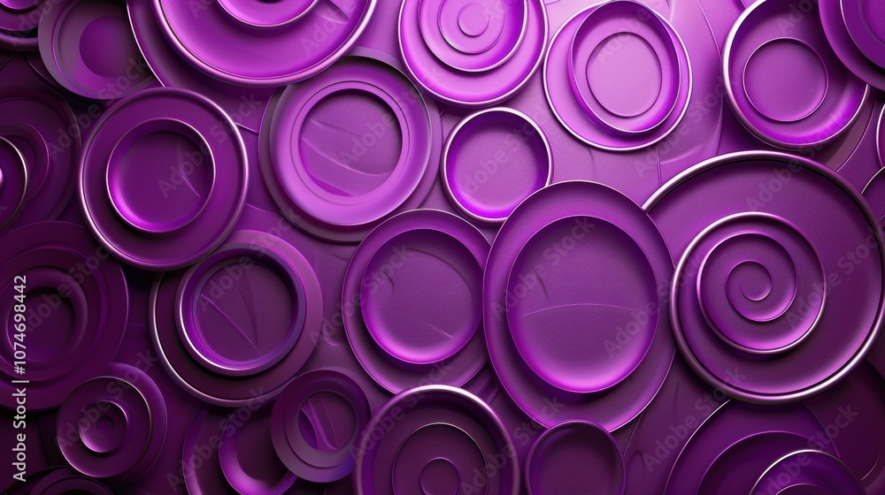 Poster abstract purple circle pattern background geometric design texture