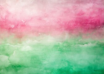 Soft Pink and Green Watercolor Texture Ideal for Minimal Art Designs and Backgrounds, Perfect for Creative Projects and Aesthetic Expressions