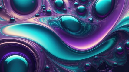 Fluid Abstract Art in Vibrant Colors