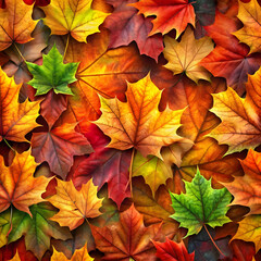 Fototapeta premium a fall leaves picture