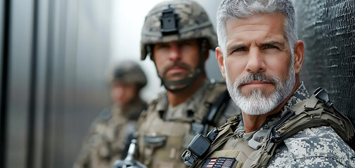 Fototapeta premium Honoring veterans a memorial tribute to heroism and sacrifice in service