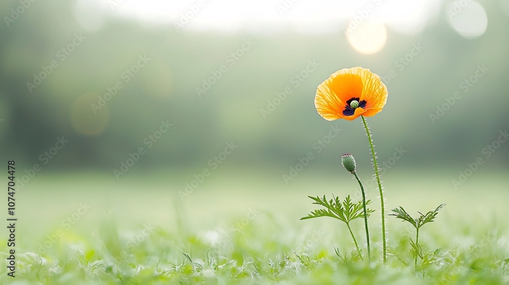 Aufkleber captivating macro photograph of a richly colored and intricately detailed poppy bloom framed by a so