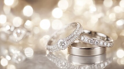 Sparkling Wedding Bands