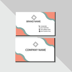 Modern and simple business card