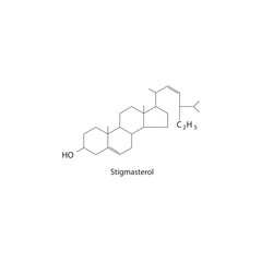 Acetoacetyl-CoA skeletal structure diagram.Organic molecule compound molecule scientific illustration.