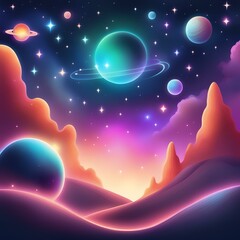 background with stars