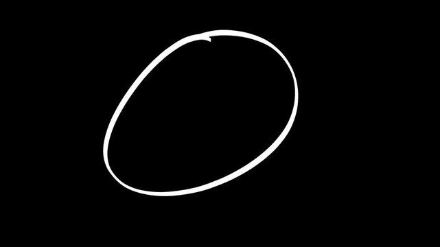 Hand drawn scribble doodle pen marker effect pack, Scribble animated on black background.
