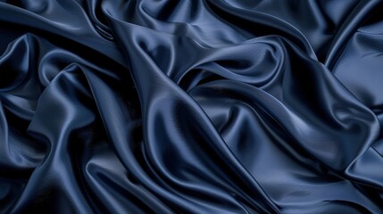 Fototapeta premium abstract crumbled black fabric background 