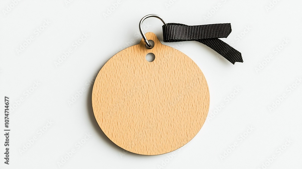 Leinwandbilder circular glossy premium bestseller tag or seal design with smooth edges and secure strap attachment 