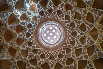 Beautiful interior with a dome ceiling Borujerdi House and elegant arches