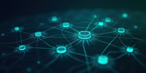 Obraz premium Dynamic Real-Time Data Stream Visualization