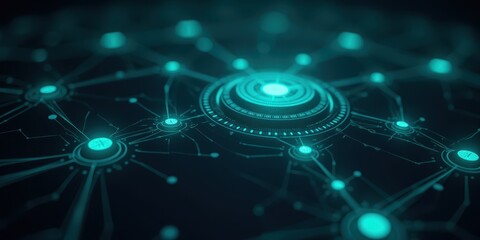 Obraz premium Real-time Data Stream Visualization Concept