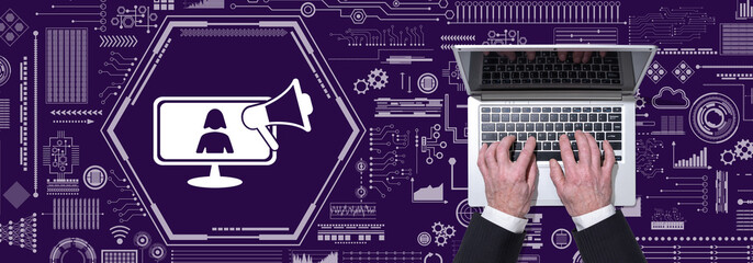 Concept of influencer