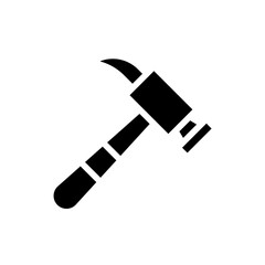 Hammer icon. Simple vector sign.