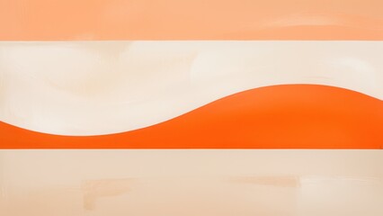 Obraz premium Colorful abstract wavy pattern with soft orange and beige tones, perfect for modern decor and artistic projects