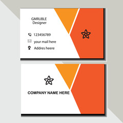 Modern business card design