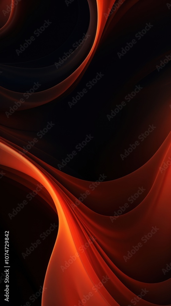 Aufkleber dark background featuring mesmerizing waves backgrounds abstract pattern.