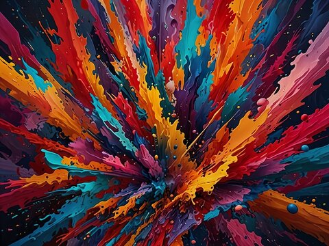 show  oif  beautiful colors