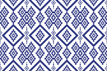 Geometric seamless pattern design for background, illustration, fabric,ethnic,clothing, carpet, silk,wallpaper, textile, batik,sarong,embroidery,card,backdrop,book cover on white background.