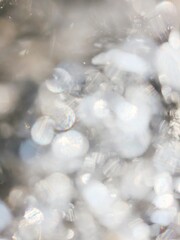 Blurred of silver white background or texture