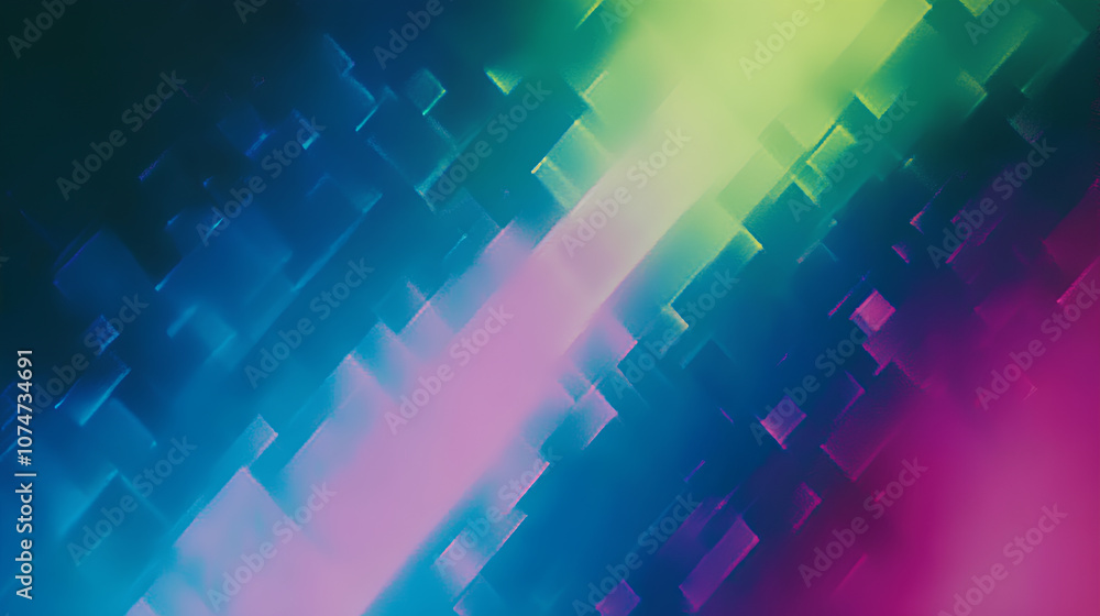 Poster abstract background with different colors.