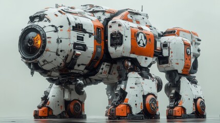 combat robot with a modern concept