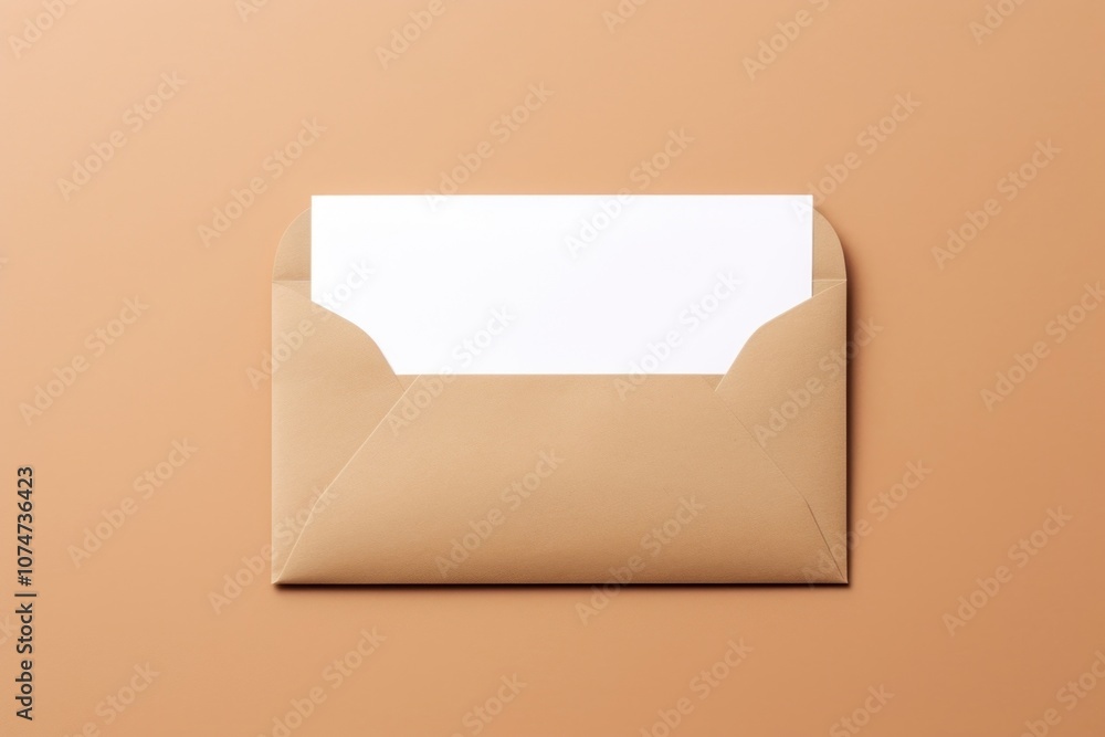 Poster hands holding blank paper with envelope simplicity letterbox document.