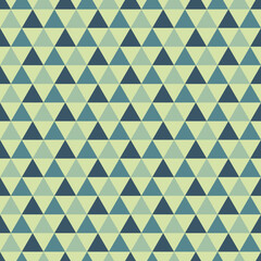 Vector mosaic pattern - seamless background. Colorful texture from triangles