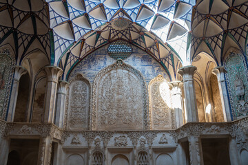 Beautiful interior with a dome ceiling Borujerdi House and elegant arches