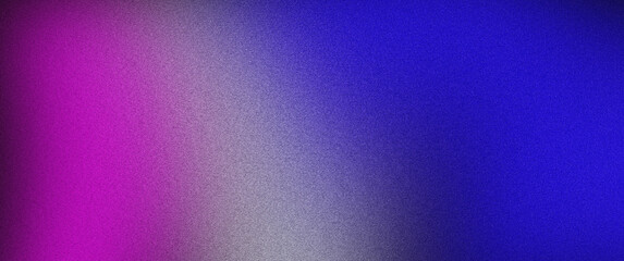 Blue purple white grainy gradient background abstract dark noise texture effect retro poster banner backdrop design
