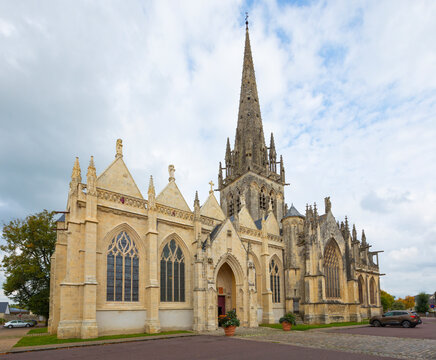Church Notre Dame at Carentan-Les-Marais, France