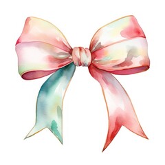 Fototapeta premium Christmas ribbon paper celebration accessories.